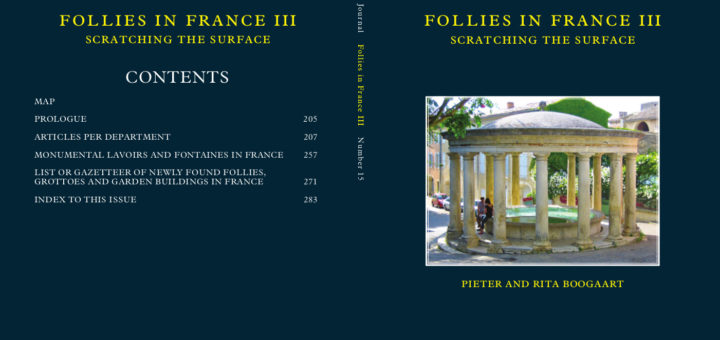 Cover Follies Journal 15: Follies in France III, sctratching the surface